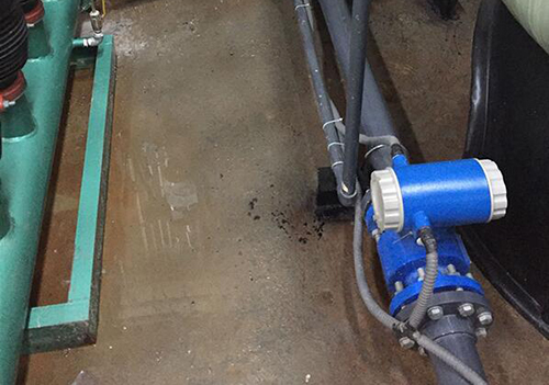 水廠流量計(jì)現(xiàn)場安裝使用圖